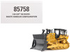 CAT Caterpillar D8 Track Type Dozer Waste Handler Configuration Yellow High Line Series 1/50 Diecast Model Diecast Masters 85758
