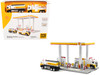 Shell Gas Station Playset with Volvo Oil Tanker and Volvo Tow Truck Diorama Set 67277EA(S)