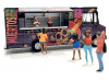 Food Truck The Taco Truck Purple with Graphics 1/64 Diecast Model American Diorama AD-70100MJ