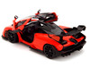 McLaren Senna Red and Black Fast X 2023 Movie Fast & Furious Series 1/24 Diecast Model Car Jada 35485