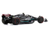 Mercedes AMG F1 W14 E Performance #44 Lewis Hamilton Petronas 3rd Place Formula One F1 British GP 2023 with Acrylic Display Case 1/18 Model Car Spark 18S901
