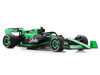 Sauber C44 #24 Zhou Guanyu Stake F1 Team Kick Formula One F1 Bahrain GP 2024 and Acrylic Display Case 1/18 Model Car Spark 18S979