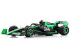 Sauber C44 #24 Zhou Guanyu Stake F1 Team Kick Formula One F1 Bahrain GP 2024 and Acrylic Display Case 1/18 Model Car Spark 18S979