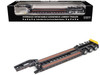 Trail King TK120 Hydraulic Detachable Gooseneck Lowboy Trailer Black Regular Version Transport Series 1/50 Diecast Model Diecast Masters 71136