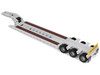 Trail King TK120 Hydraulic Detachable Gooseneck Lowboy Trailer White Regular Version Transport Series 1/50 Diecast Model Diecast Masters 71138