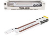 Trail King TK120 Hydraulic Detachable Gooseneck Lowboy Trailer White Regular Version Transport Series 1/50 Diecast Model Diecast Masters 71138