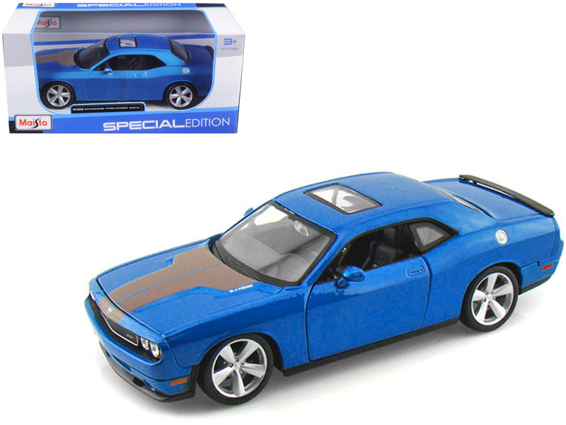 2008 Dodge Challenger SRT8 Blue 1/24 Diecast Model Car Maisto 31280