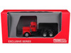 Kenworth W900 Short Day Cab New Version Red 1/87 (HO) Plastic Model Car Promotex 015276R