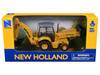 New Holland B110C Backhoe Loader Yellow Diecast Model New Ray 32143