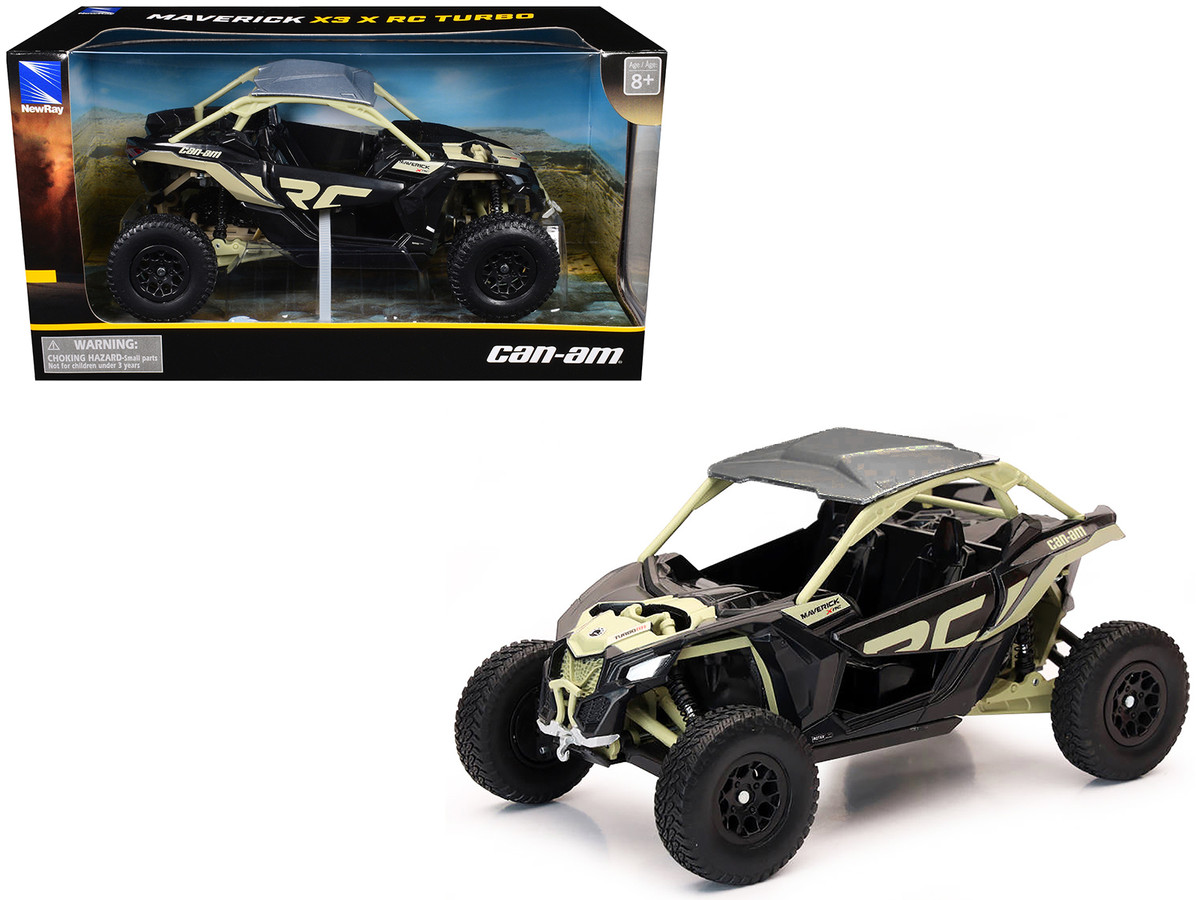 Can Am Maverick X3 XRC Turbo ATV Tan and Black with Silver Top