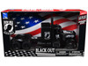Peterbilt Custom Truck Black Out POW MIA You Are Not Forgotten 1/32 Diecast Model New Ray SS-11643