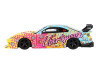 Nissan LB Super Silhouette S15 SILVIA RHD Right Hand Drive Yellow and Blue with Pink Graphics LBWK KUMA Limited Edition 1/64 Diecast Model Car Mini GT MGT00743