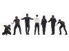 NISMO Technician Team 7 Piece Figure Set for 1/64 Scale Models Mini GT MGTAC35