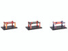 Four Post Lifts Set of 3 pieces Series 6 1/64 Diecast Models Greenlight 16210-A-B-C