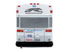 2001 MCI D4000 Coach Bus Greyhound White with Red and Blue Stripes Vintage Bus & Motorcoach Collection Limited Edition to 504 pieces Worldwide 1/87 (HO) Diecast Model Iconic Replicas 87-0561