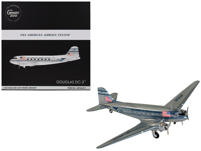 Douglas DC-3 Aircraft Pan American Airways NC33611 Gemini