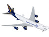 Boeing 747 8F Commercial Aircraft Atlas Air Kuehne Nagel N862GT White with Blue Tail Interactive Series 1/400 Diecast Model Airplane GeminiJets GJ2205