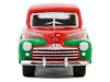 1948 Ford Fordor Super Deluxe Texaco Red with Green Fenders Texaco Special Edition Series 1 1/64 Diecast Model Car Greenlight 41165A