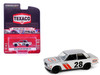 1970 Nissan Datsun 510 #28 Texaco Silver Metallic and White with Red Stripes Texaco Special Edition Series 1 1/64 Diecast Model Car Greenlight 41165C