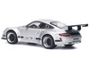 RWB 997 Silver Metallic with Black Stripes and Hood 1/64 Diecast Model Car Pop Race PR640130