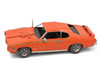 Model Kit 1969 Pontiac GTO Judge Orange with Black Stripes Moderate Difficulty Steel Model Metal Earth ME1027