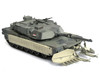United States M1A1 AIM Abrams Integrated Management Tank with Mine Plow Plowing Mode #68 United States Army Olive Drab NEO Dragon Armor Series 1/72 Plastic Model Dragon Models 63123