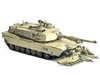 United States M1A2 SEP System Enhancement Package Abrams Tank with Mine Plow Travel Mode #132 Absolute Death United States Army Desert Sand NEO Dragon Armor Series 1/72 Plastic Model Dragon Models 63191
