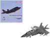Lockheed Martin F 35B Lightning II Aircraft Beast Mode Black Death VMFA 542 MCAS Cherry Point 2023 United States Marine Corps Air Power Series 1/72 Diecast Model Hobby Master HA4622B