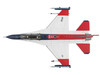 General Dynamics X 62A VISTA Aircraft with Missiles 86 0048 USAF Test Pilot School Edwards Air Force Base 2024 United States Air Force Air Power Series 1/72 Diecast Model Hobby Master HA38042B