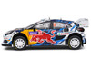 Ford Puma Rally1 Hybrid #16 Adrien Fourmaux Alexandre Coria 3rd Place Rally Sweden 2024 Competition Series 1/18 Diecast Model Car Solido S1809504