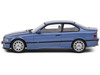 1999 BMW E36 M3 Coupe Estoril Blue Metallic 1/43 Diecast Model Car Solido S4315202