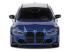 2023 BMW M3 Touring G81 Competition San Marino Blue Metallic with Black Top 1/43 Diecast Model Car Solido S4315402