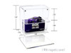 Showcase 2 Cars Desk Top Display Case with Cover Mijo Exclusives for 1/64 Scale Models MJ13012