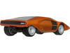 Lancia Stratos Zero Concept Car Orange Metallic Hammer Drop Series Diecast Model Car Hot Wheels HRV77