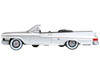 1961 Chrysler 300G Convertible Sheffield Silver Metallic 1/87 (HO) Scale Diecast Model Car Oxford Diecast 87CC61007