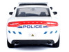 2023 Dodge Charger Pursuit Police Car RCMP Royal Canadian Mounted Police White Law Enforcement and Public Service Series 1/24 Diecast Model Car Motormax 76809