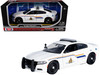 2023 Dodge Charger Pursuit Police Car RCMP Royal Canadian Mounted Police White Law Enforcement and Public Service Series 1/24 Diecast Model Car Motormax 76809