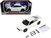 2023 Dodge Charger Pursuit Police Car White Custom Builder's Kit Law Enforcement Public Service Series 1/24 Diecast Model Car Motormax 76810W