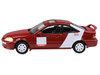 1999 Honda Civic Si EM1 Kanjo Livery Red with White Stripes 1/64 Diecast Model Car Paragon Models PA-55628