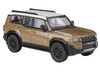 2024 Toyota Land Cruiser 250 Prado Trail Dust Beige with White Top 1/64 Diecast Model Car Paragon Models PA-55745