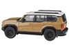 2024 Toyota Land Cruiser 250 Prado Trail Dust Beige with White Top 1/64 Diecast Model Car Paragon Models PA-55745