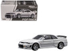 GTR Nismo 400R RHD Right Hand Drive White 1/64 Diecast Model Car Pop Race PR640052