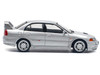 Mitsubishi Lancer Evolution IV RHD Right Hand Drive Steel Silver Metallic 1/64 Diecast Model Car Pop Race PR640140