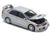 Mitsubishi Lancer Evolution IV RHD Right Hand Drive Steel Silver Metallic 1/64 Diecast Model Car Pop Race PR640140