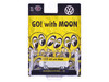 1960 Volkswagen Delivery Van USA Model MoonEyes White and Yellow with Top Graphics and White Interior Limited Edition to 5236 pieces Worldwide 1/64 Diecast Model Car M2 Machines 31500-HS54