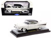 1957 Chevrolet 210 Hardtop White with a Black Top and White and Black Interior Limited Edition to 6650 pieces Worldwide 1/24 Diecast Model Car M2 Machines 40300-132B