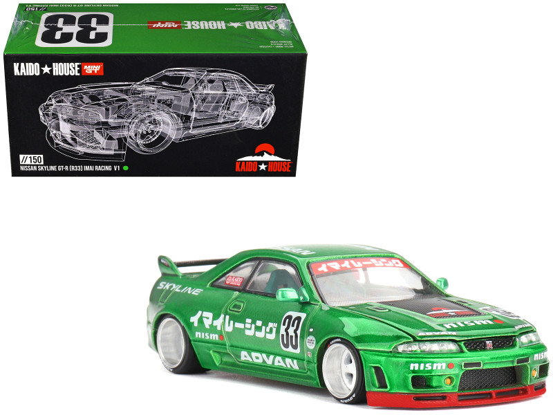 サイン入り KAIDO HOUSE NISSAN SKYLINE GT-R Kaido House x Mini GT 1:64 Nissan Skyline GT-R (R34) Kaido