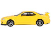 Nissan Skyline GT R R34 V Spec RHD Right Hand Drive Lightning Yellow Limited Edition to 7920 pieces Worldwide 1/64 Diecast Model Car Mini GT MGT00762