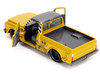 1972 Chevrolet Cheyenne Pickup Truck Gold Metallic with Gray Top Wall E 2008 Movie Hollywood Rides Series 1/32 Diecast Model Car Jada 34925