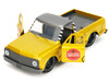 1972 Chevrolet Cheyenne Pickup Truck Gold Metallic with Gray Top Wall E 2008 Movie Hollywood Rides Series 1/32 Diecast Model Car Jada 34925